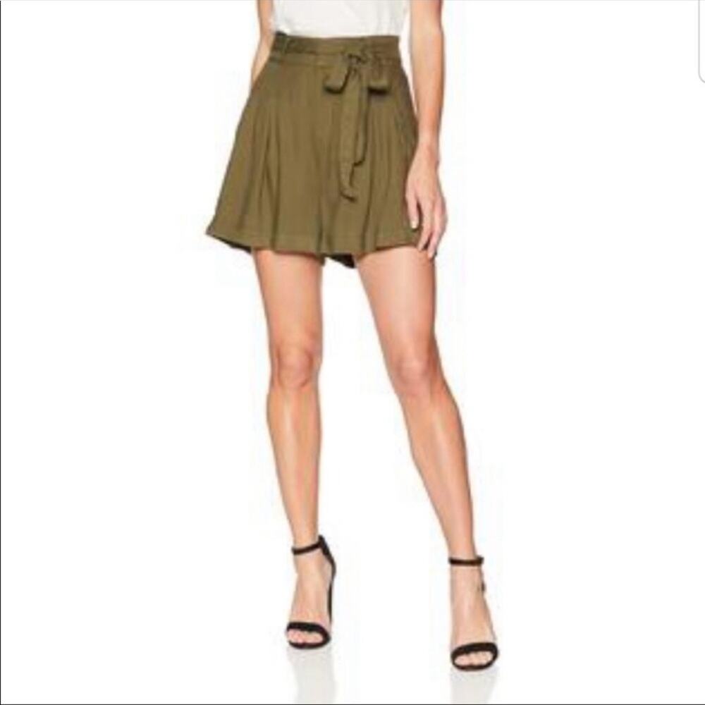 BB Dakota High Waist Belted Shorts